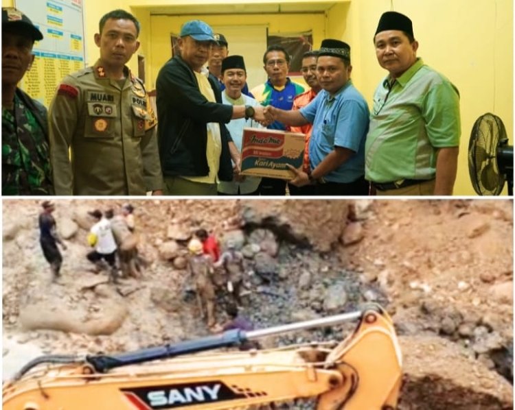 Respon Cepat Pemerintah Daerah, Pjs. Bupati Solok Tinjau Posko Utama Longsor Tambang Emas Sungai Abu