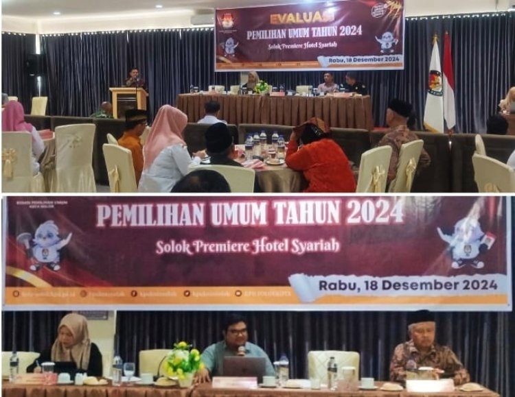 Demi Pelaksanaan Lebih Baik Kedepan, KPU Kota Solok Evaluasi Pelaksanaan Pemilu 2024