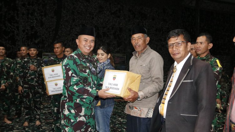 Kegiatan Doa Bersama dalam Rangkaian Penutupan Latihan Proglatsiapos Sistem Blok Satgas Pamtas RI-PNG Mobile Yonif 100/PS TA 2025