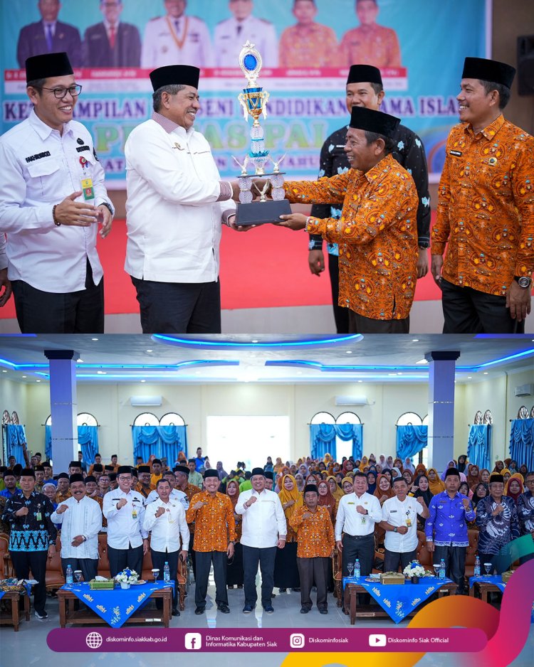 Bupati Siak, Alfedri Apresiasi  Peran AGPAII dalam membentuk  karakter Pelajar