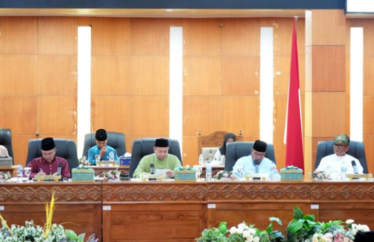 DPRD Siak Gelar Paripurna LKPJ 2024 dan Penetapan Bupati dan Wabup Siak