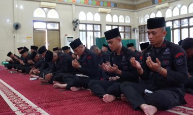 HUT ke-51 Gegana, Detasemen Gegana Riau Teguhkan Pengabdian Lewat Do’a Bersama