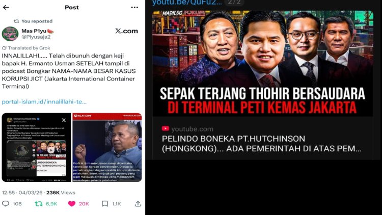 Aktivis Pembongkar Korup Pelindo Dibunuh, Pelaku&Kasus Akan Lama Diselidiki Hingga Lupa